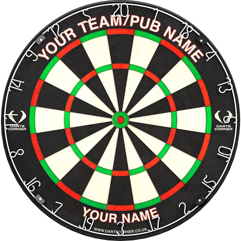 DARTS CORNER Personalised Dartboard – Perfect For Pubs, Clubs And Man Caves Default Title