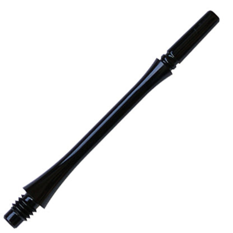 Fit Flight Gear Slim Locked Dart Shafts – Super Medium #6 (35.0mm) Black