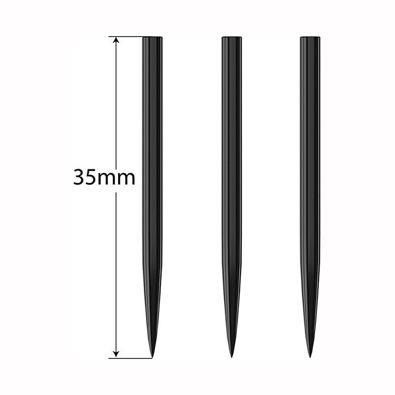 Harrows Black Steel Points Black *35mm