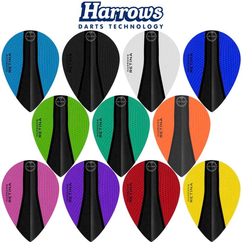 Harrows – Retina-X – Pear Dart Flights Aqua Blue