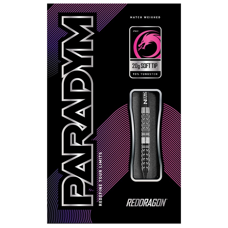 Red Dragon Paradym Tapered Soft Tip Darts 20 grams