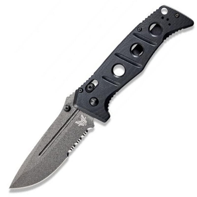 Benchmade 275GY-1 Adamas Knife – Black G10