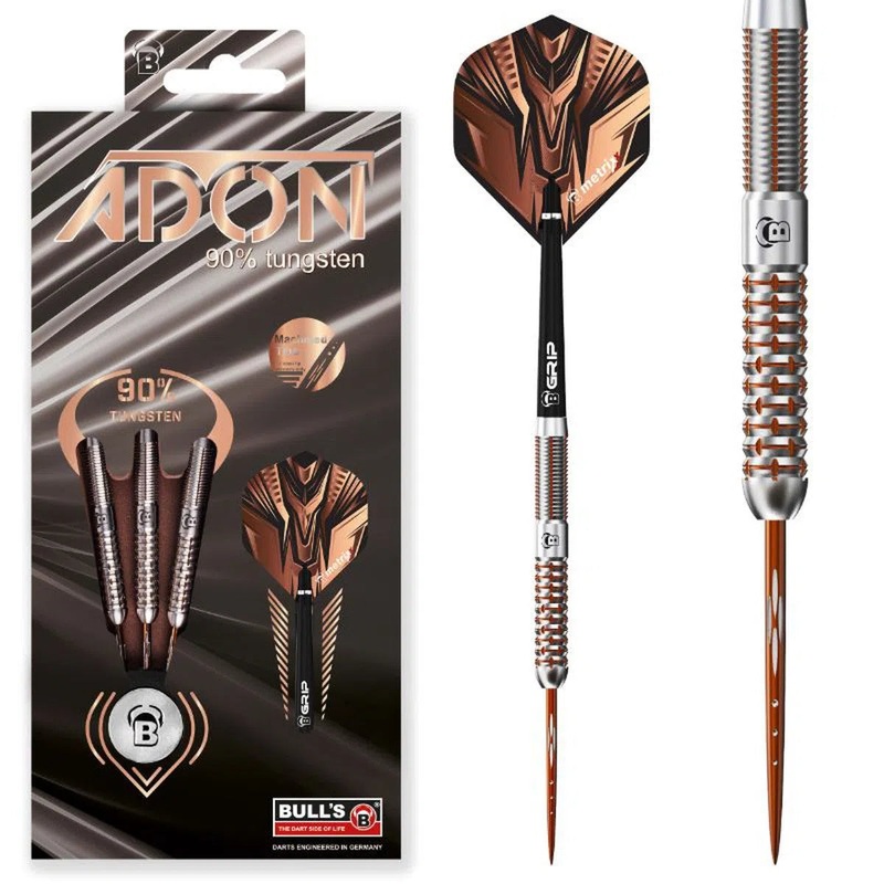 Bull’s DE Adon 90% Tungsten Steel Tip Darts 21 GRAM