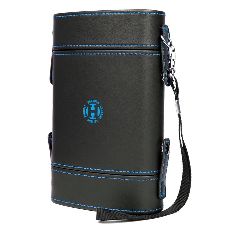 Harrows Prima Dart Case – Black & Aqua Blue