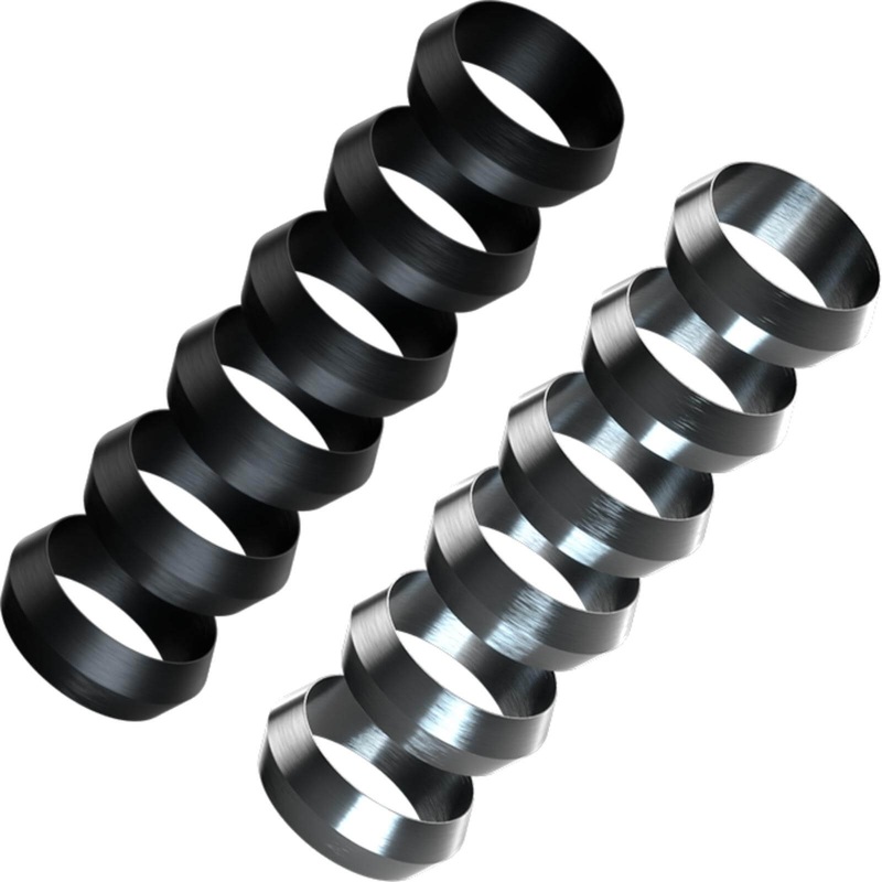 Harrows – Pyramid Dart Shaft Rings Black
