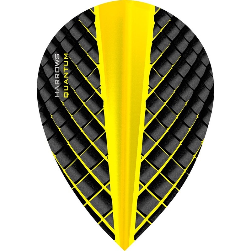 Harrows Quantum Pear Yellow Dart Flights