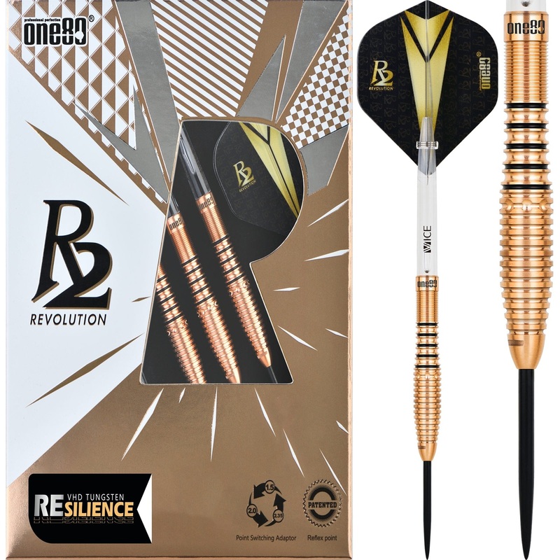 One80 R2 Interchange Darts – Steel Tip – Re-silience 23g