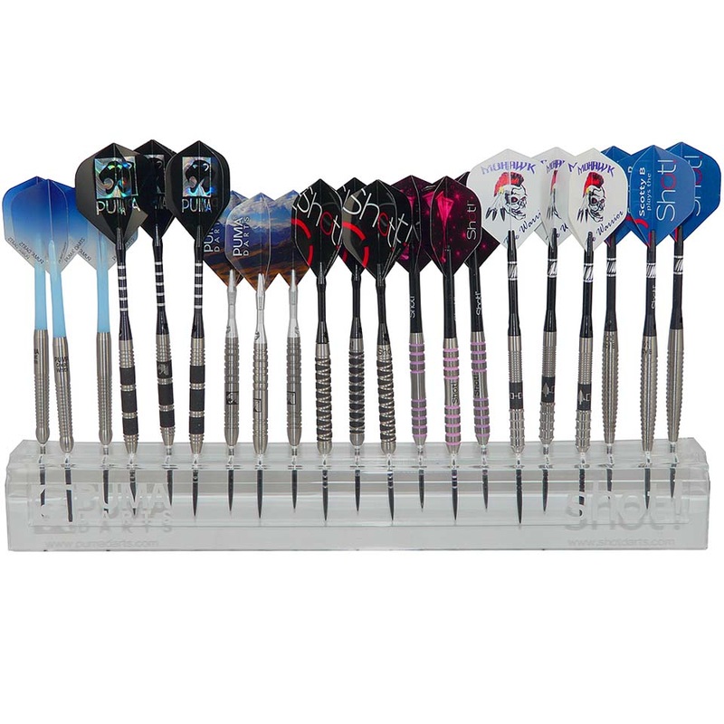 Shot Acrylic Dart Stand