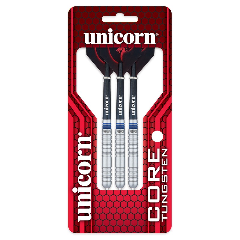 Core Tungsten Style 1 Steel Tip Darts by Unicorn 22 Gram