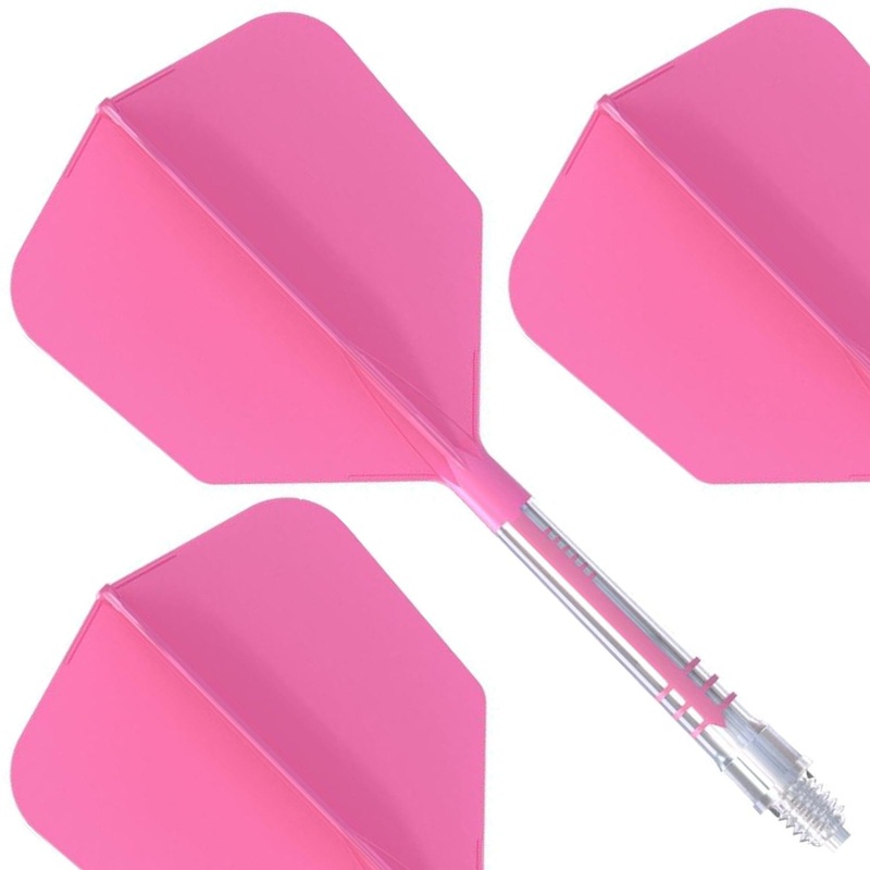 Cuesoul Rost T19 Carbon Fibre – Integrated Dart Shaft and Flights – Big Wing – Pink Size 1