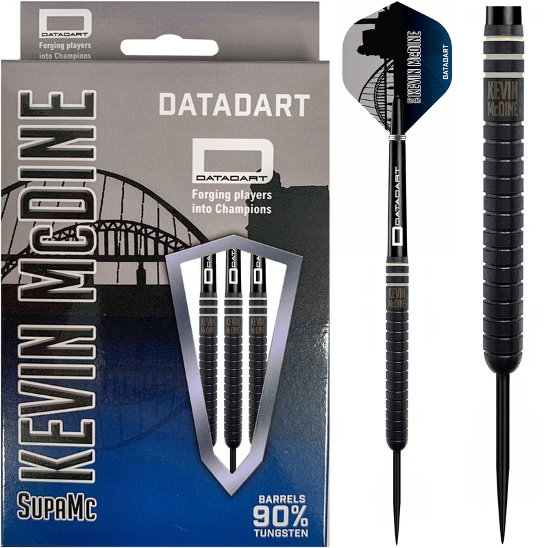 *Datadart Kevin McDine Darts – Steel Tip – Black Titanium 22g