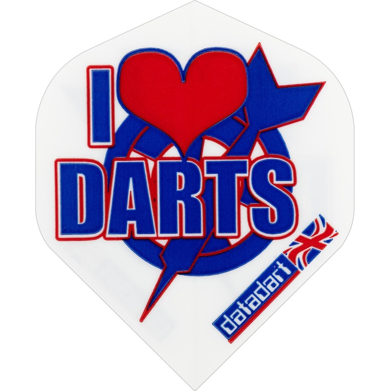 *Datadart Metronic Dart Flights – No2 – Std – I Love Darts
