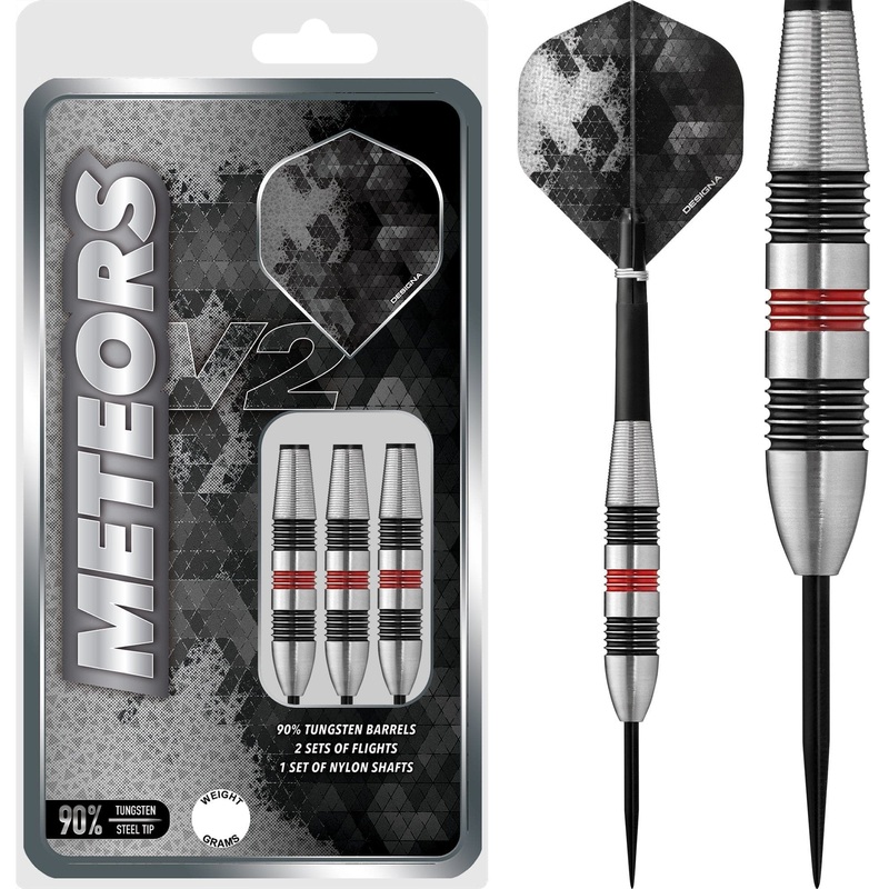 Designa Meteors 90 V2 Darts – Steel Tip – M2 – Ringed 34g