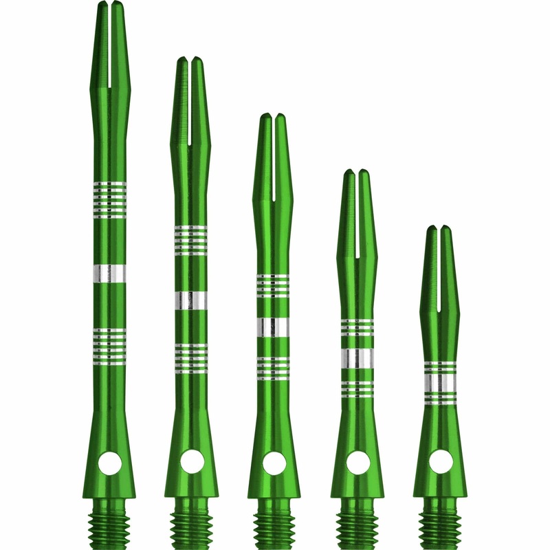 *Designa Multiline Aluminium Shafts – Regrooved – Green Long