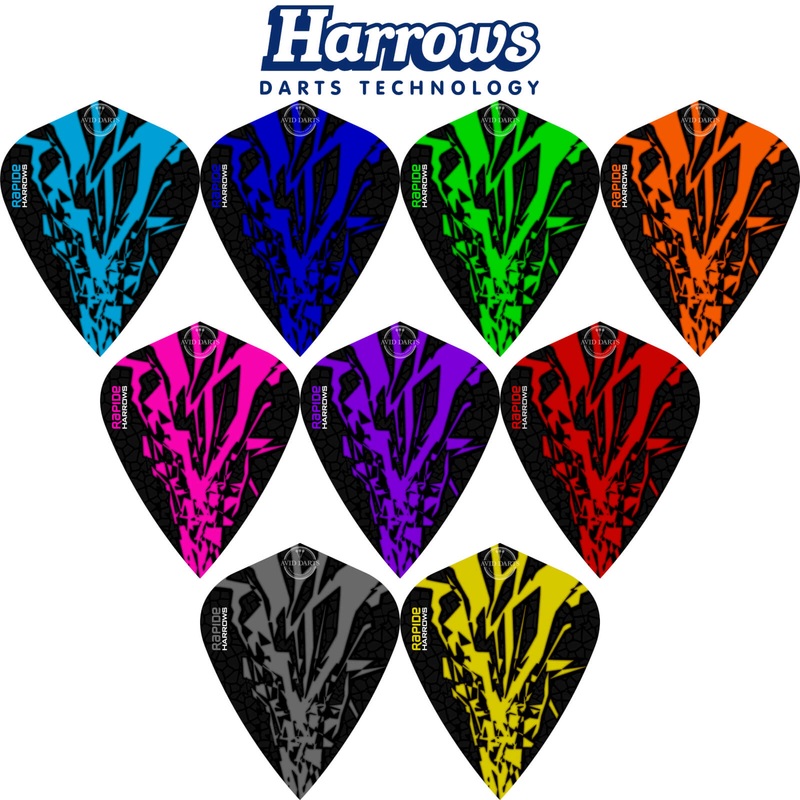 Harrows – Rapide-X – Kite Dart Flights Aqua Blue