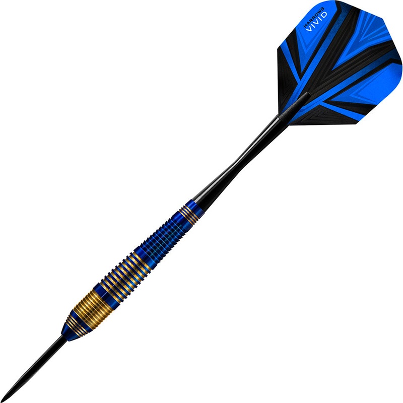 Harrows Vivid Blue Steel Tip Darts – 23gm