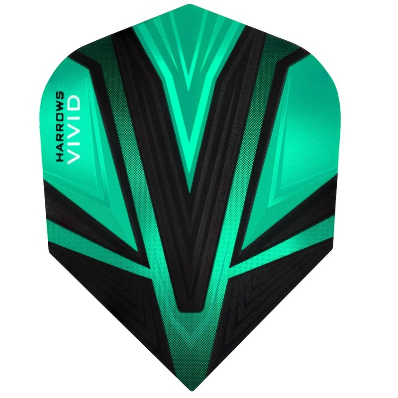 Harrows Vivid Jade Dart Flights Jade