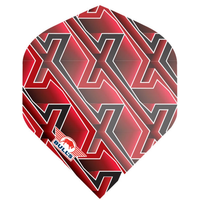 Max Hopp Powerflite Standard Shape Dart Flights – Version 3.0 Red