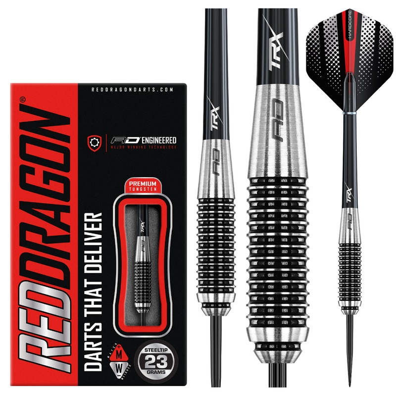 Megaton 80% Tungsten Steel Tip Darts by Red Dragon 23 Gram