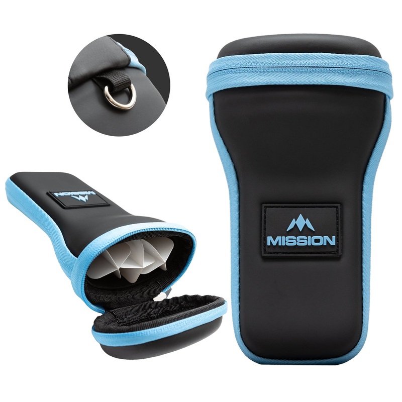 Mission Kapsule Darts Case – EVA Drop-in Case – Black & Blue