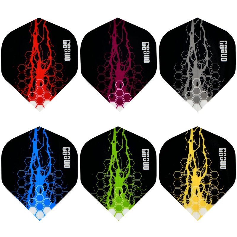 One80 Dart Flights – 100 Micron – Charge Flight – No2 – Std Blue