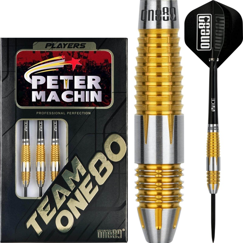 One80 – Peter Machin II Darts – Steel Tip – 90% Tungsten – 23g