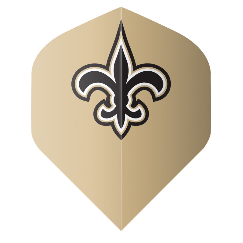 Shot NFL New Orleans Saints Flight Set Gold Standard 100 Micron Polymer