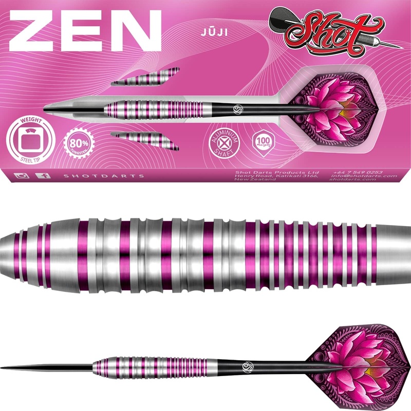 Shot – Zen Juji Darts – Steel Tip – 80% Tungsten – 23g 24g 26g 23 grams