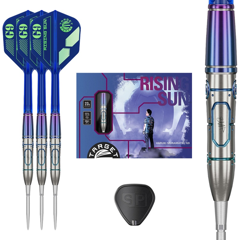 Target Japan Rising Sun G9 Smooth 95% Tungsten SP Steel Tip Darts 23 Gram