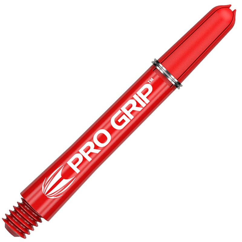 Target Pro Grip Nylon Dart Shafts – Medium Red (3 Sets)
