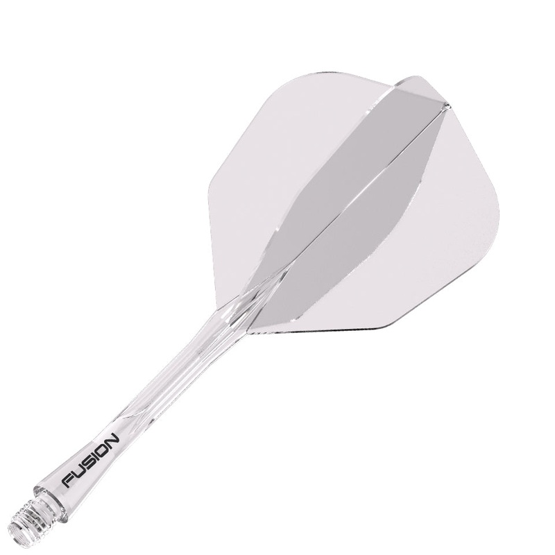 Winmau Fusion Integrated Flight & Shaft System – No6 Intermediate Clear