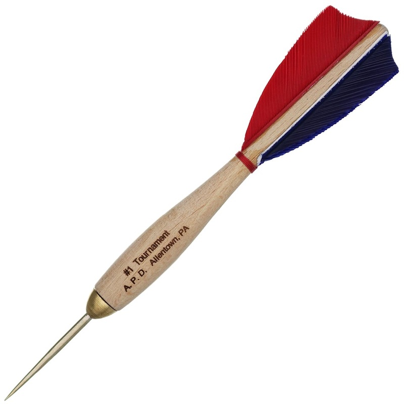American Pro Dart Woody Steel Tip Darts – 13.5gm Red White & Blue (4 Sets)