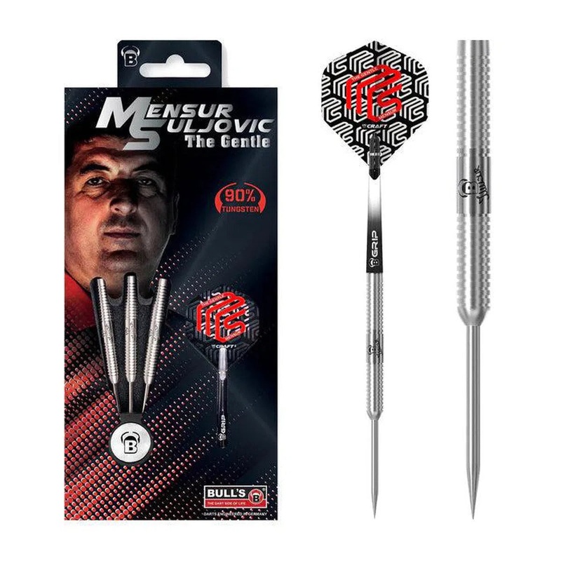Bull’s DE Mensur Suljovic 90% Tungsten Steel Tip Darts 21 GRAM