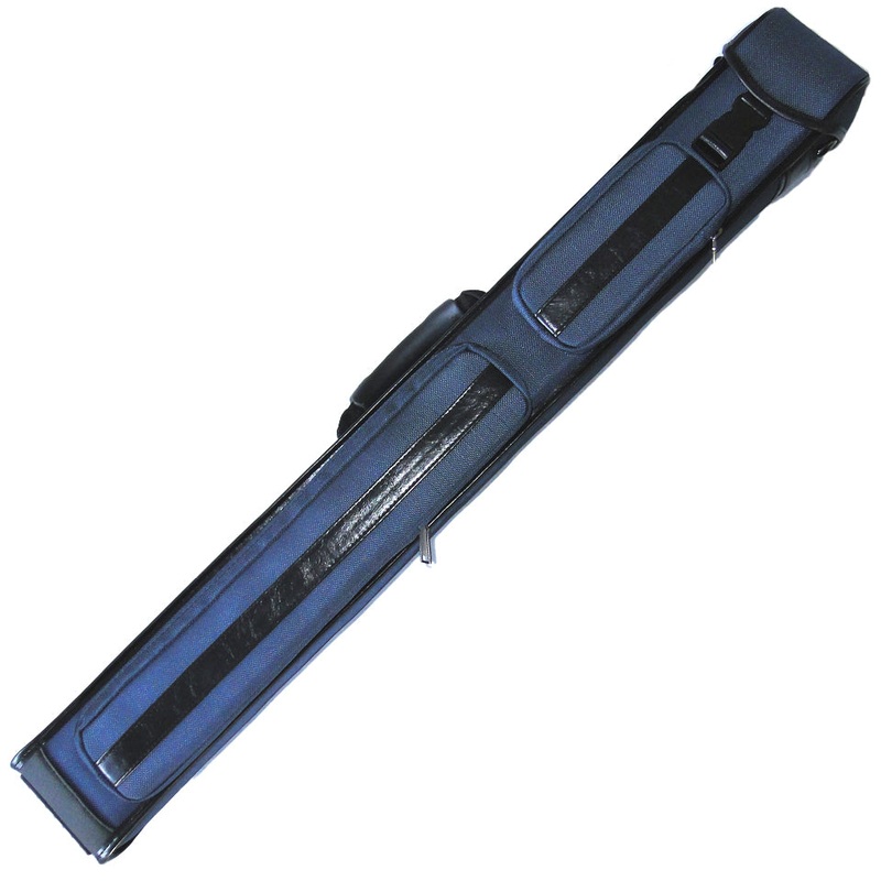 J&J 2B/3S Nylon W/Satin Dividers Cue Case – Blue