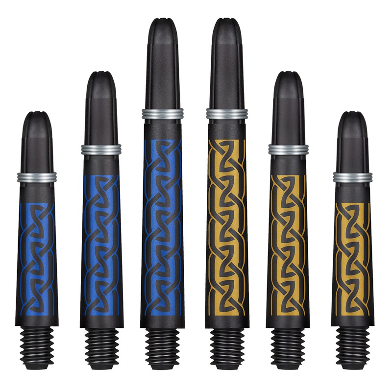Koi Carbon Shaft Helioknot Dart Stems by Shot Blue Short
