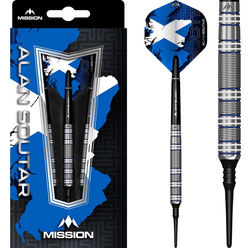 Mission Alan Soutar Darts – Soft Tip – Soots – Blue & White – 22g 22g
