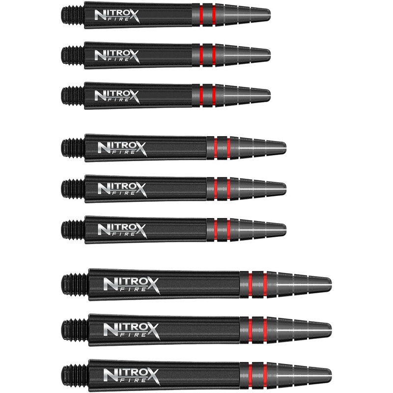 Nitro Xfire Carbon Dart Stems / Shafts by Red Dragon Short