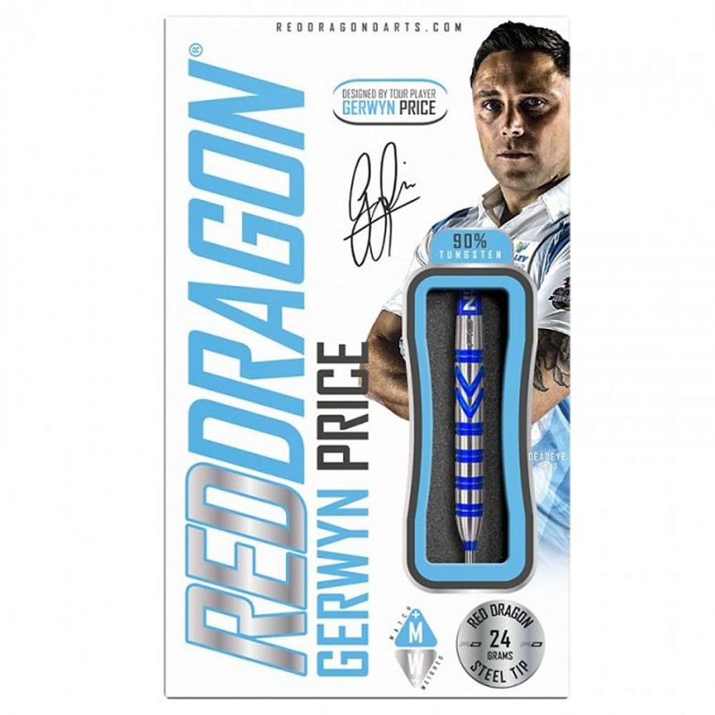 Red Dragon Gerwyn 24 gram Steel Tip Darts 24 grams
