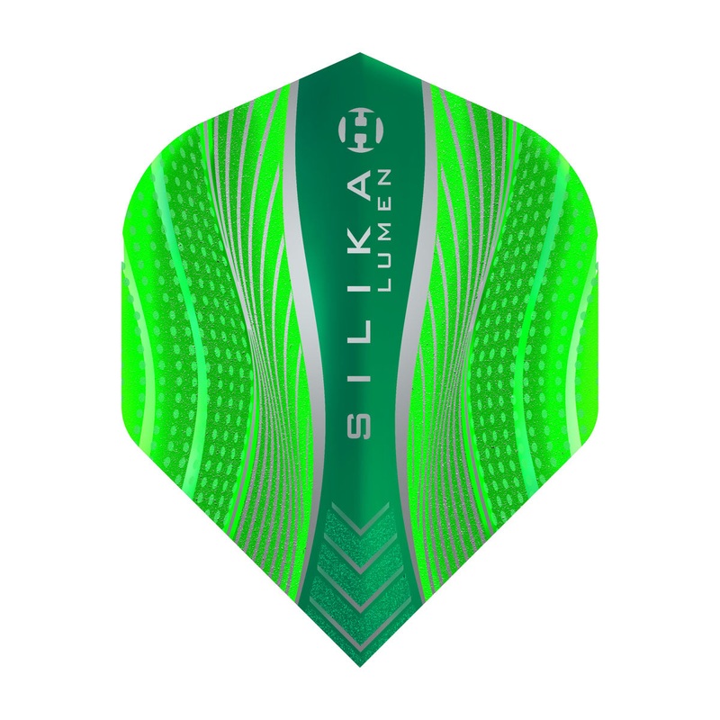 Silika Lumen No2 Standard Green  Dart Flights by Harrows
