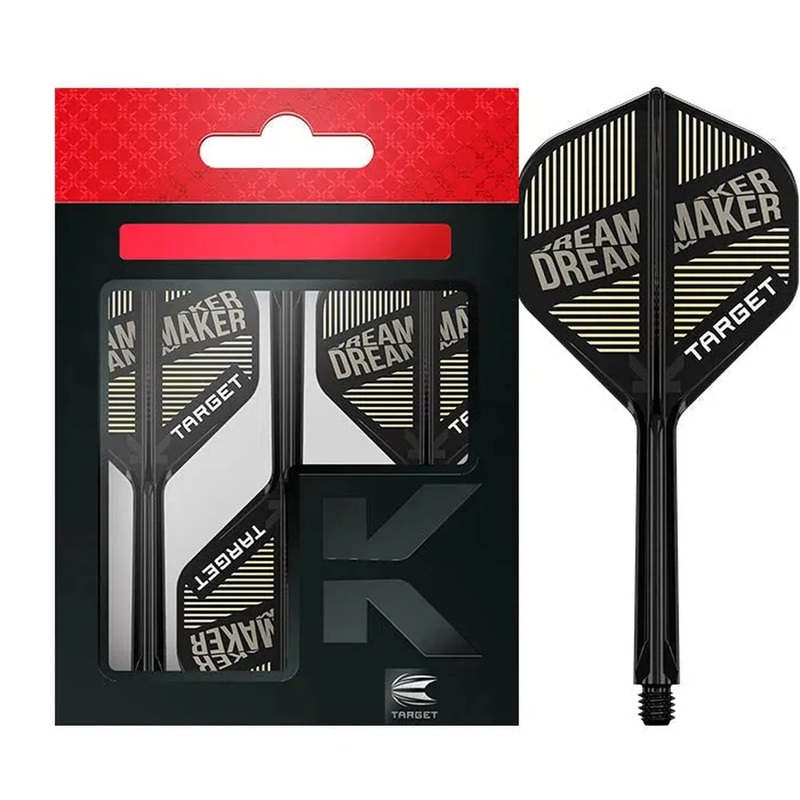 Target Darts Dimitri Van Den Bergh K-Flex Flight System No2 Short
