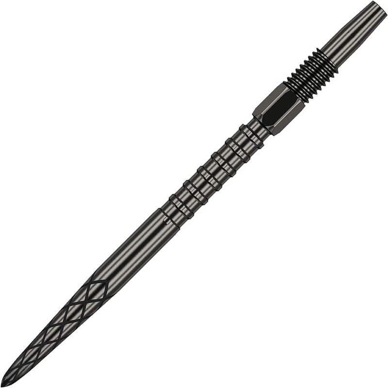 Target Swiss Diamond Pro Surge Grip Steel Points – Black 30mm