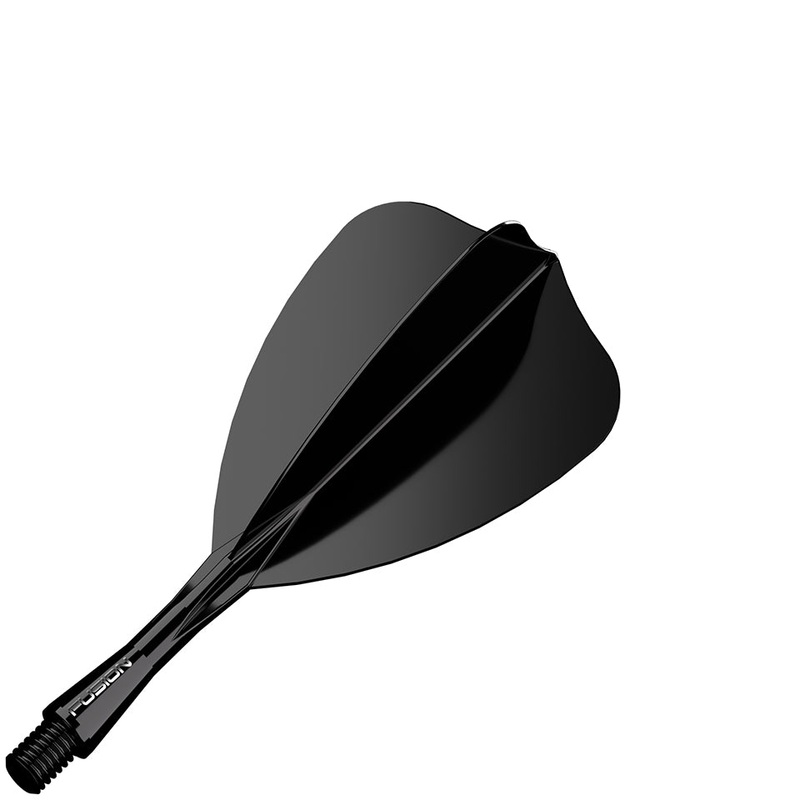 Winmau Fusion Integrated Flight & Shaft System – Arrow Short Black