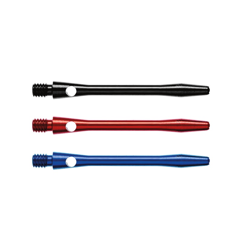 Anodised Aluminium Shafts Short Red