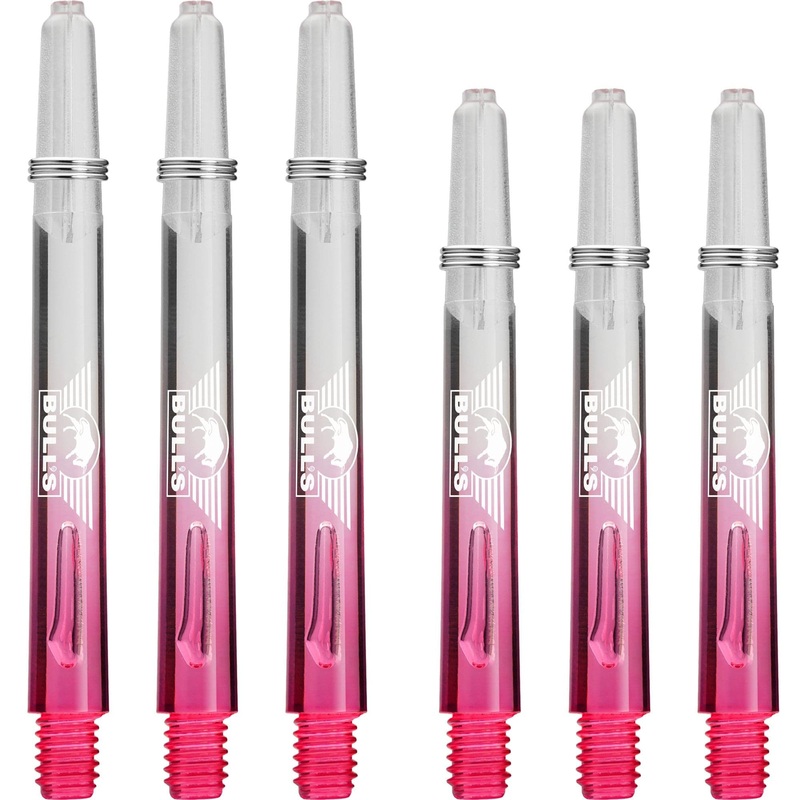 *Bulls X-Ray Shafts – Dart Stems – Gradient – Red Medium