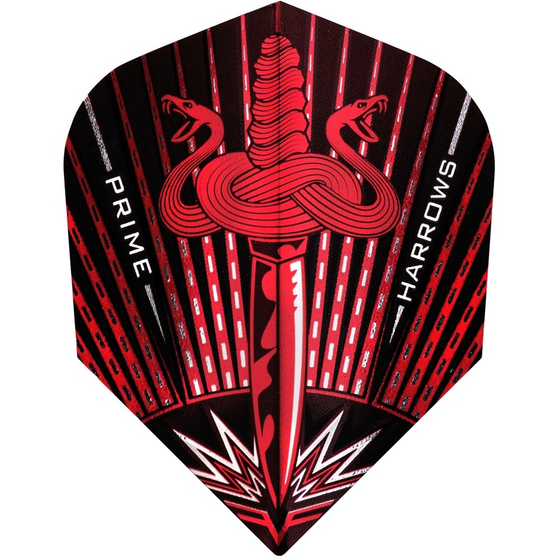 *Harrows Prime Dart Flights – No6 – Std – Assassin Heavy