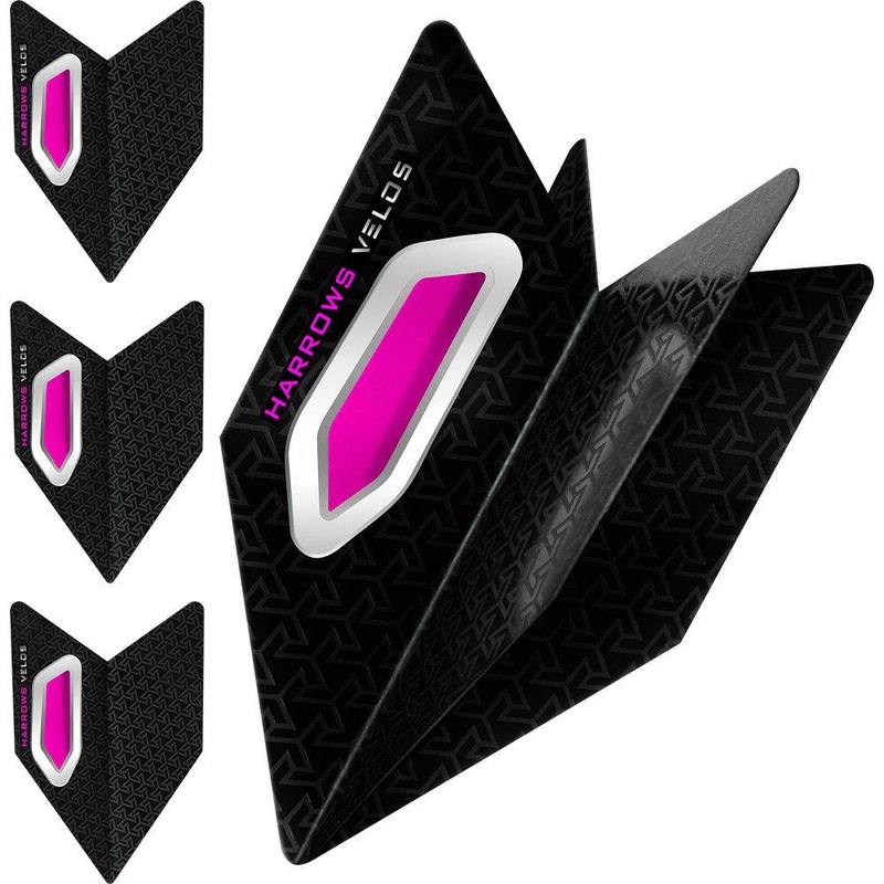 Harrows Velos Pink Dart Flights Pink