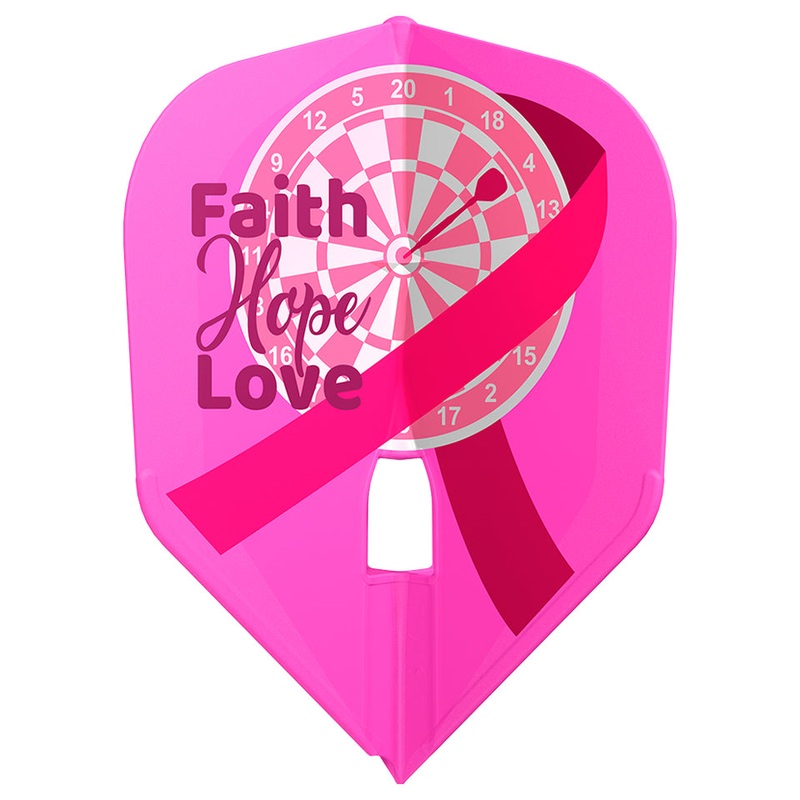 L-Style Pro Breast Cancer Awareness V3 Dart Flights – L3 / Shape