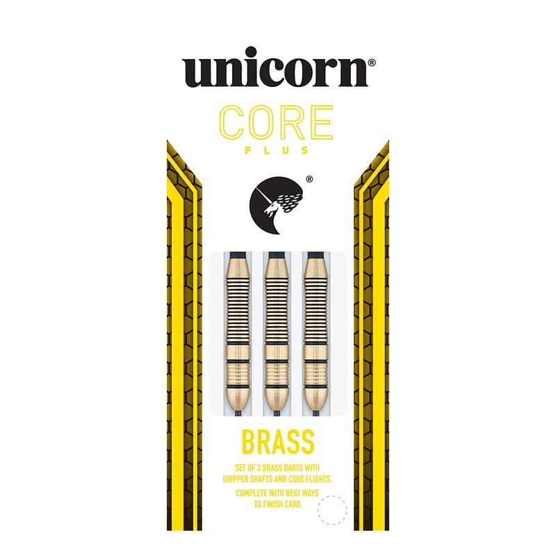 Unicorn Core Plus Brass Darts Brass 26 grams