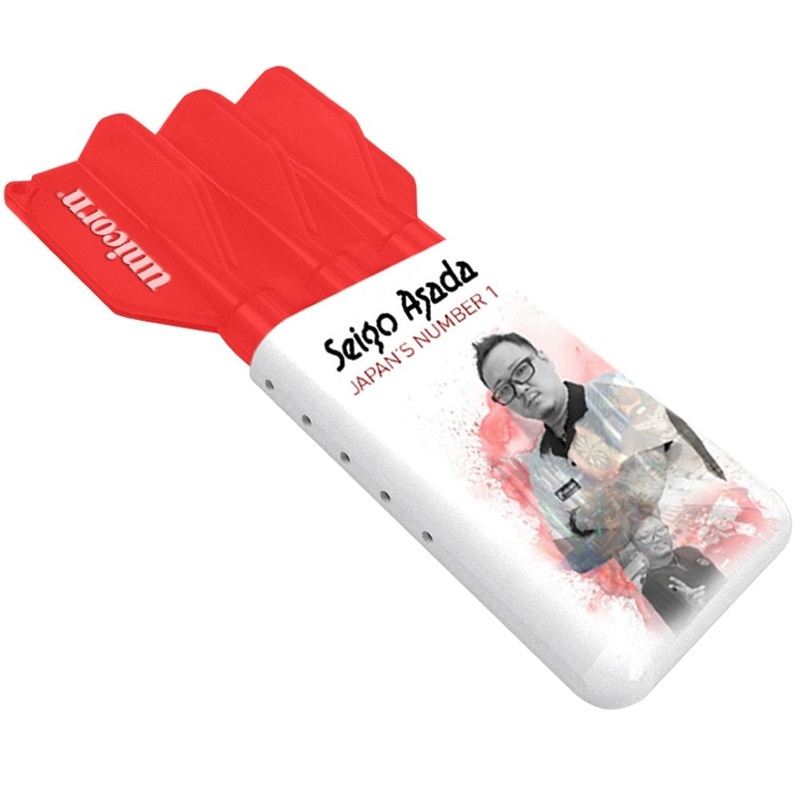 *Unicorn Slider Dart Case – Lightweight Wallet – Red – Seigo Asada