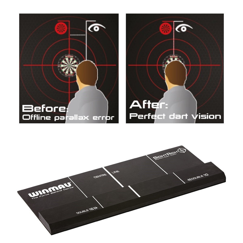 Winmau Sightright 2 Throwing Positioning Aid Black